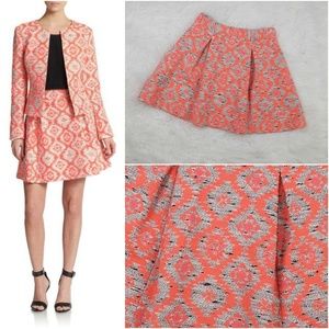 Nanette Lepore Wildcat Aztec Mini Skirt Neon 4